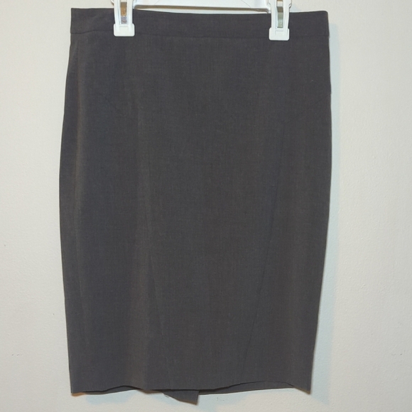 The Limited Collection Gray Pencil Skirt with Stretch Women's Size 2 - Picture 1 of 5